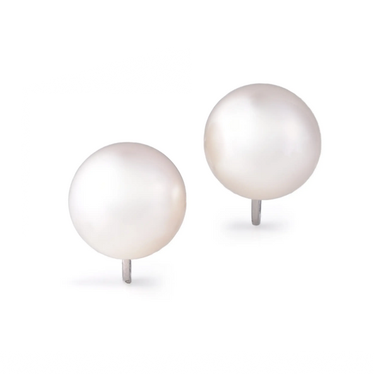 Cartier South Sea Pearl 18 Carat White Gold Earrings