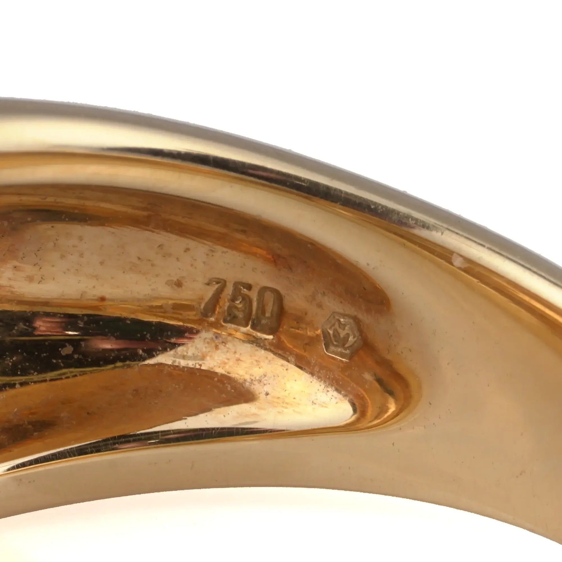 Faberge Limited Edition Diamond And Red Enamel Gold Ring With Box & Papers
