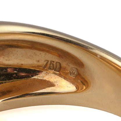 Faberge Limited Edition Diamond And Red Enamel Gold Ring With Box & Papers