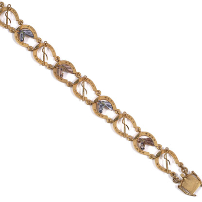 Victorian 22 Carat Gold Horse Motif Bracelet – Birmingham 1899
