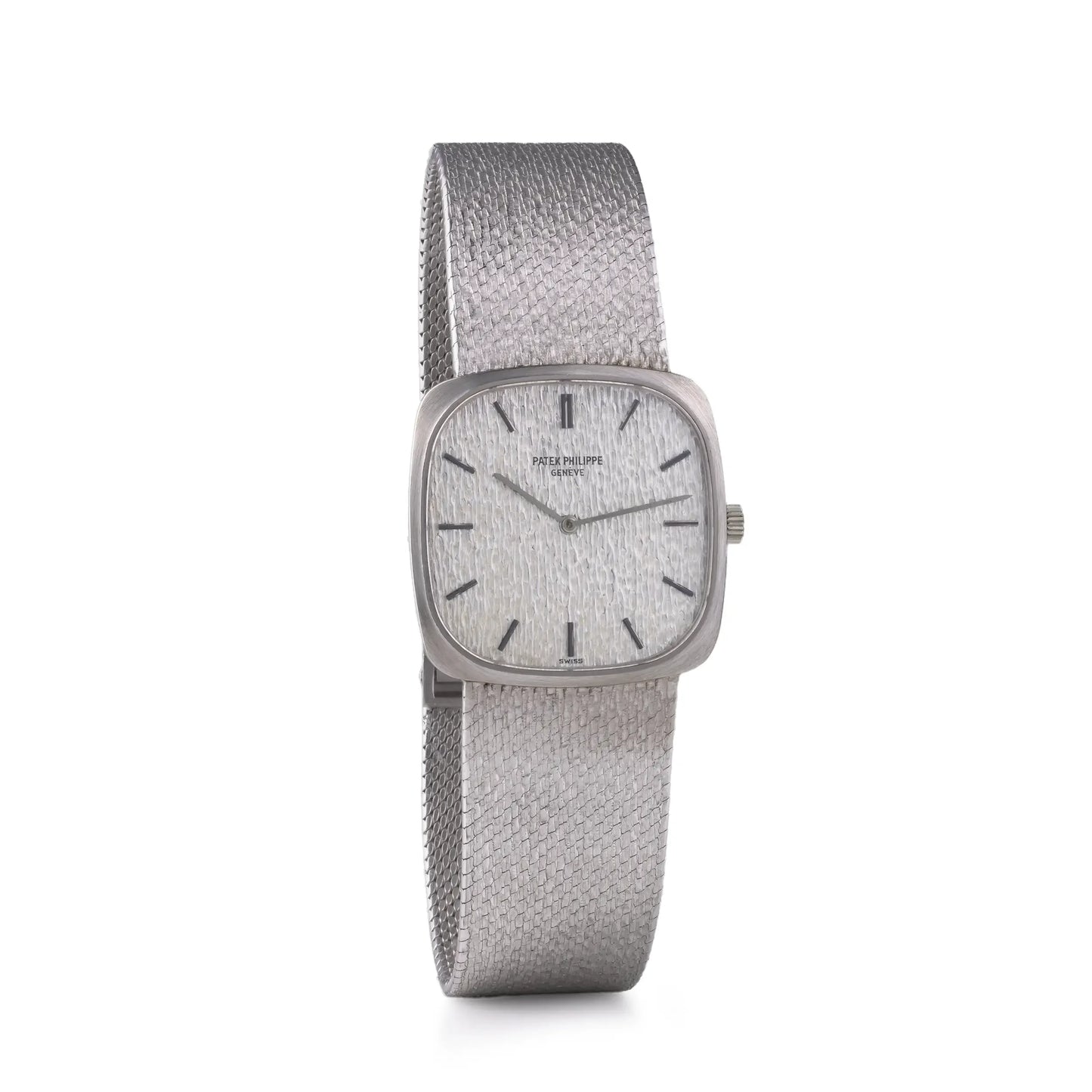 Vintage Patek Philippe Wristwatch 18 Carat White Gold, Circa 1980's