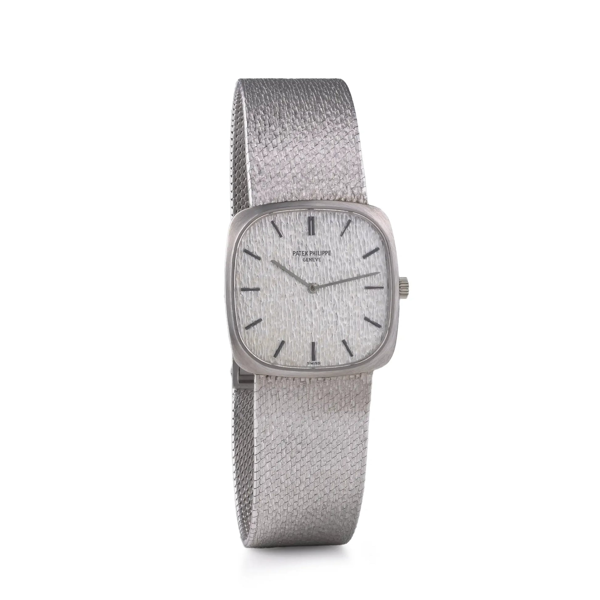 Vintage Patek Philippe Wristwatch 18 Carat White Gold, Circa 1980's