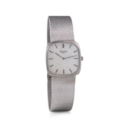 Vintage Patek Philippe Wristwatch 18 Carat White Gold, Circa 1980's