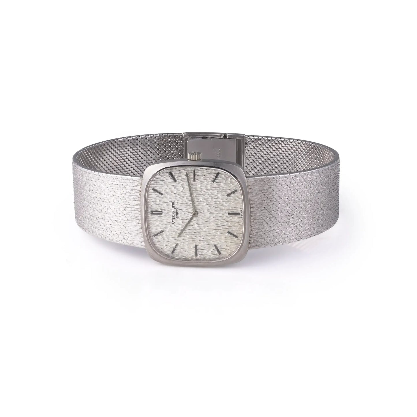 Vintage Patek Philippe Wristwatch 18 Carat White Gold, Circa 1980's