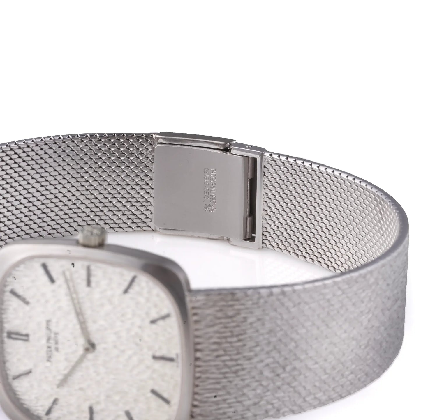 Vintage Patek Philippe Wristwatch 18 Carat White Gold, Circa 1980's