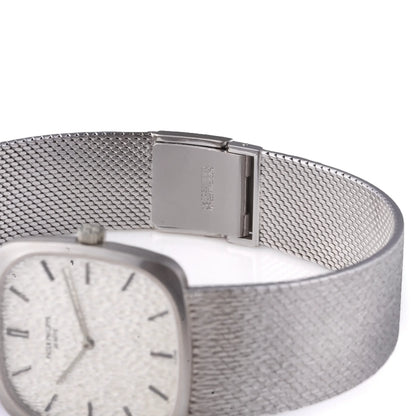 Vintage Patek Philippe Wristwatch 18 Carat White Gold, Circa 1980's