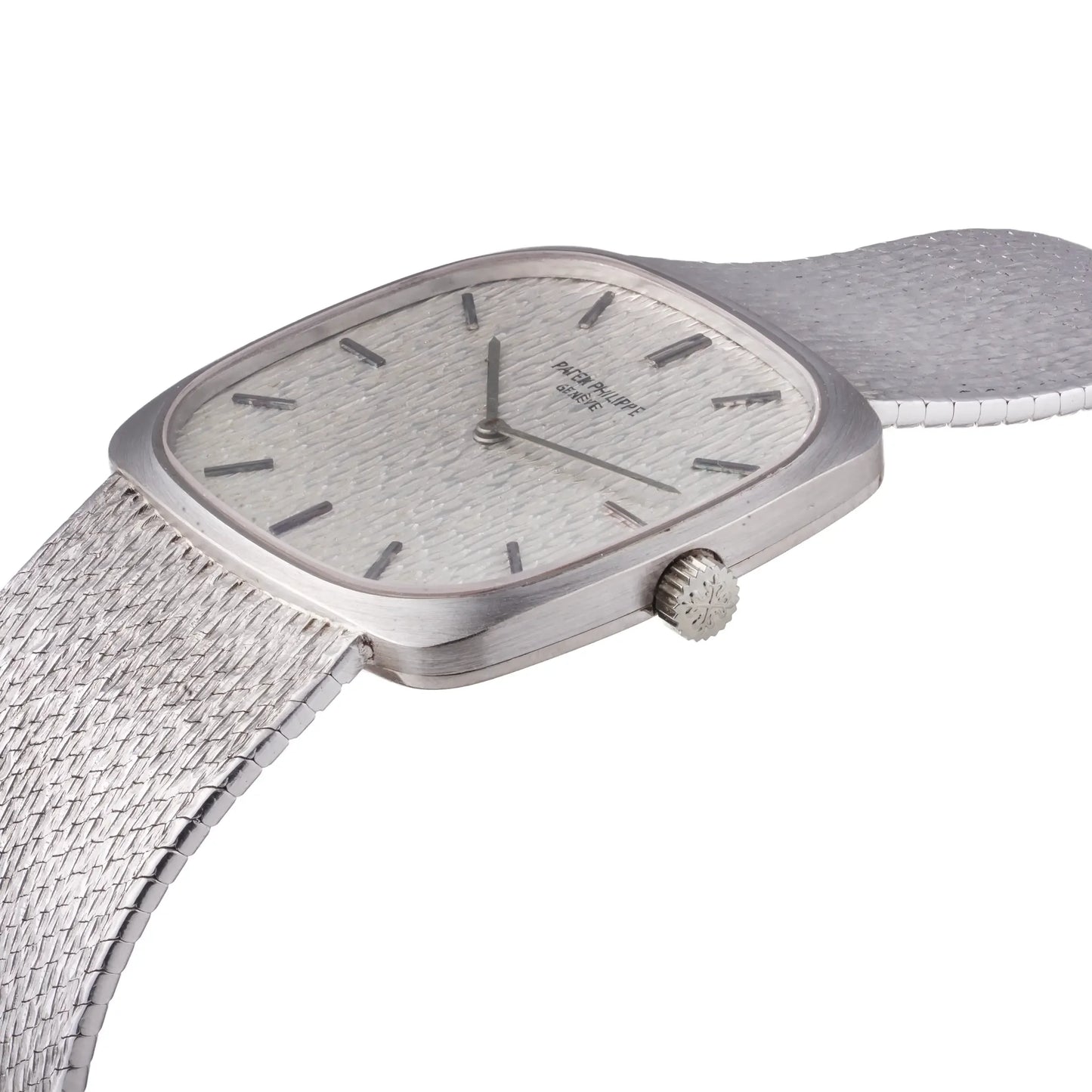 Vintage Patek Philippe Wristwatch 18 Carat White Gold, Circa 1980's