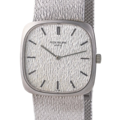 Vintage Patek Philippe Wristwatch 18 Carat White Gold, Circa 1980's