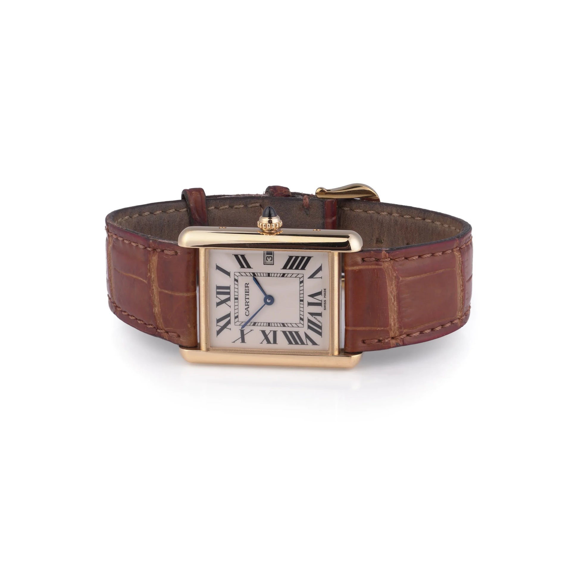 Cartier Tank Louis 18 Carat Gold Quartz Watch Ref. 2441 (c. 2000)
