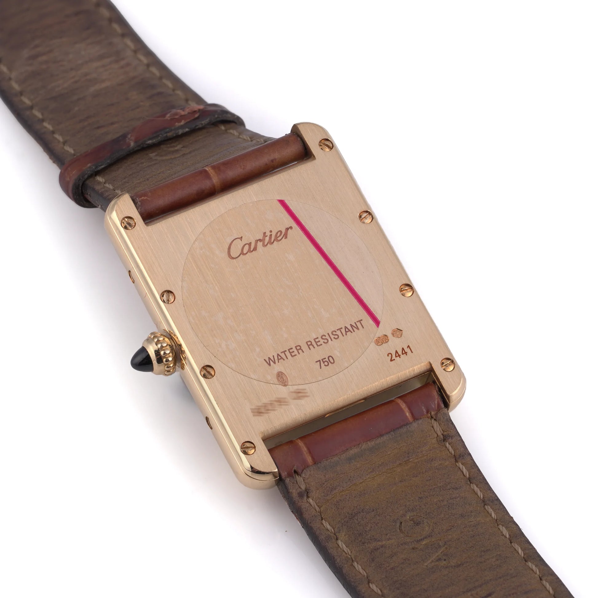 Cartier Tank Louis 18 Carat Gold Quartz Watch Ref. 2441 (c. 2000)