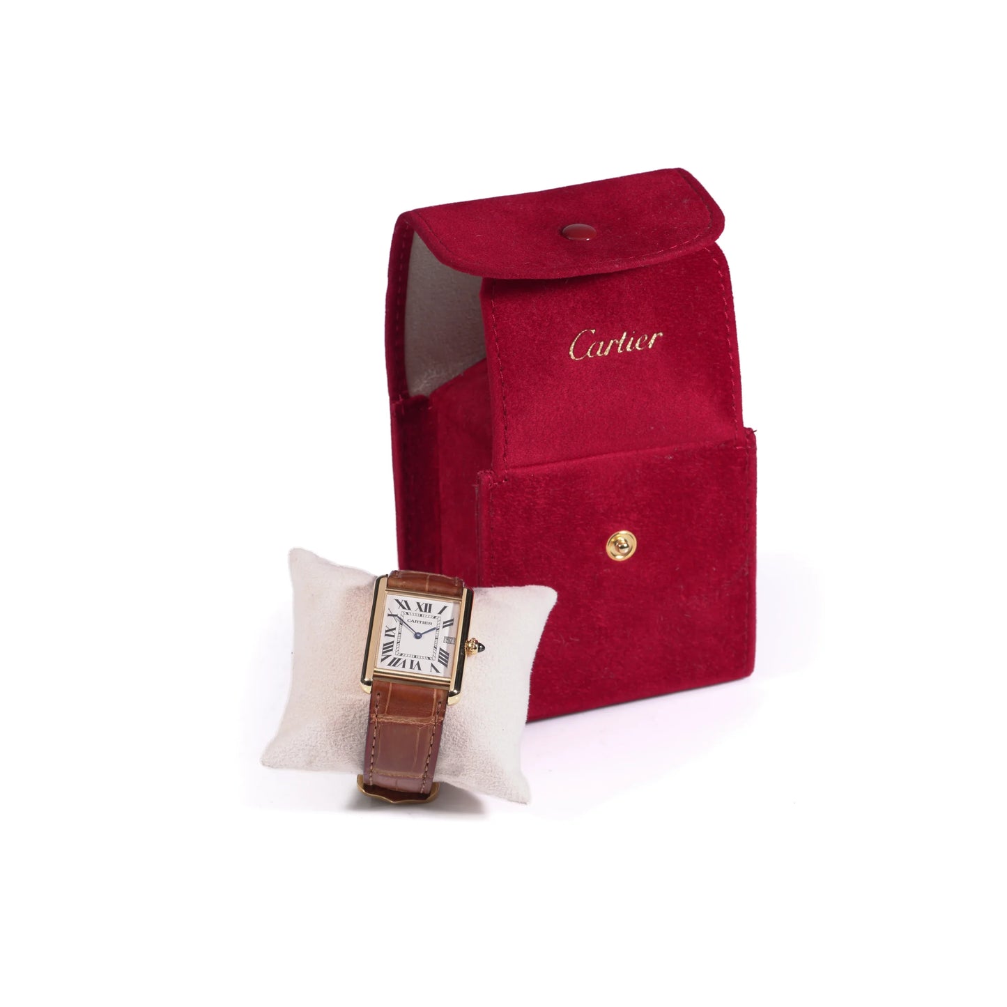 Cartier Tank Louis 18 Carat Gold Quartz Watch Ref. 2441 (c. 2000)