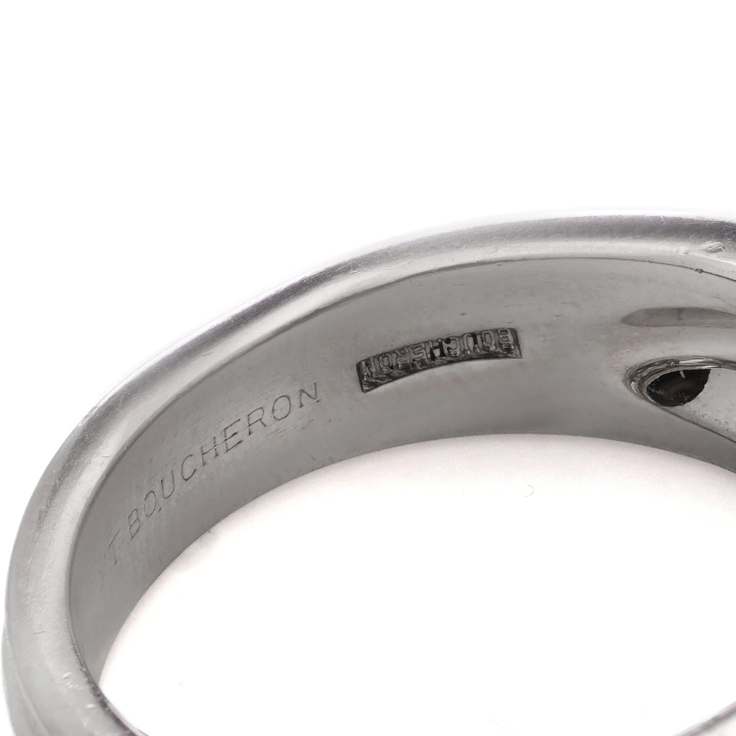 Boucheron Fancy Yellow Diamond and White Diamond Band Ring