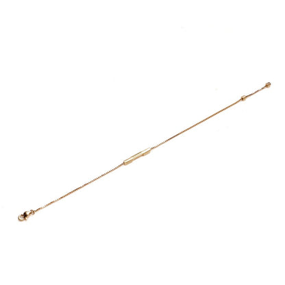 Gucci Link to Love Bracelet in 18kt Gold with ‘Gucci’ Bar