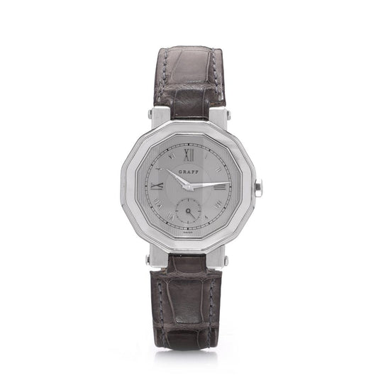 Graff GXXVI Quartz Watch in 18K White Gold, 35mm, 2015