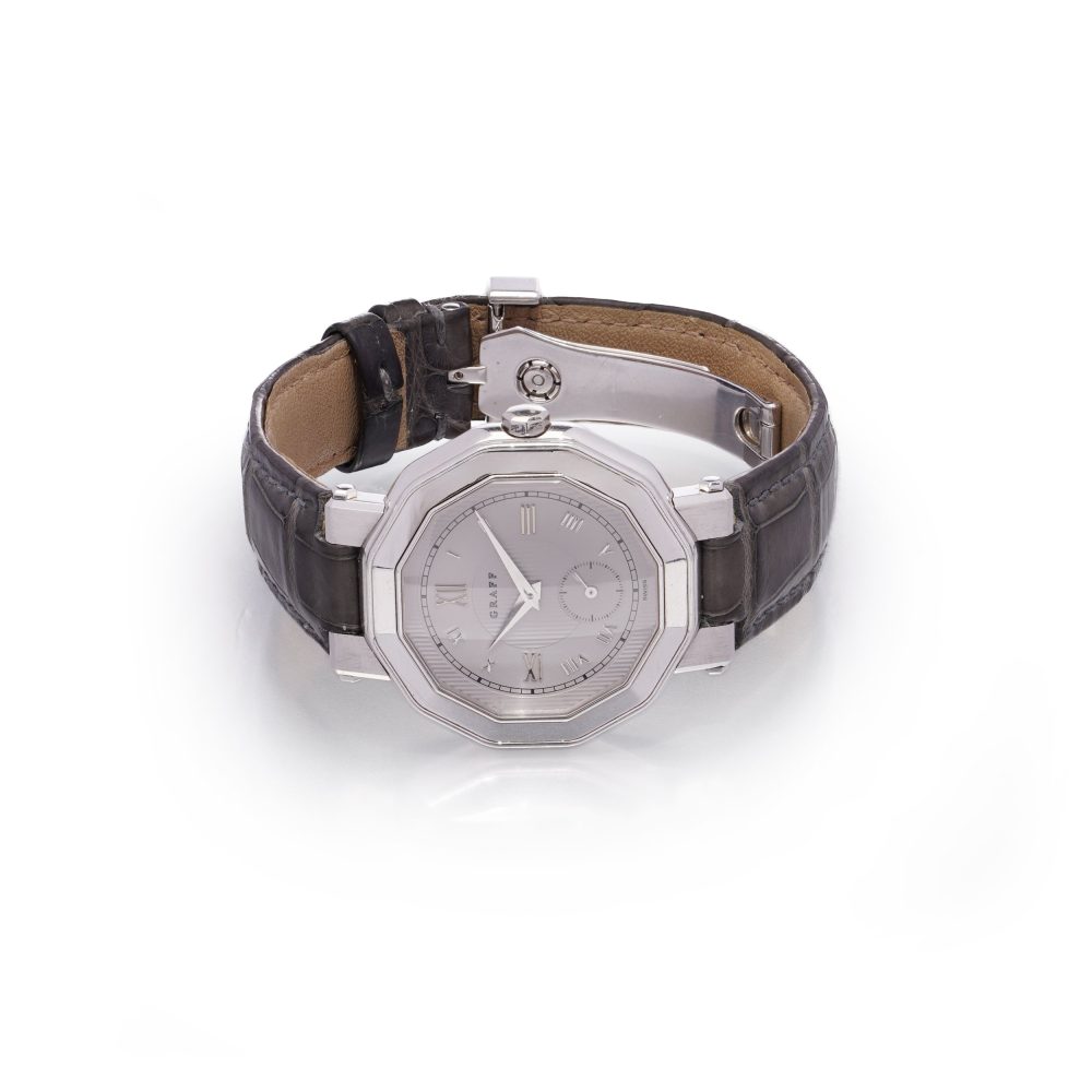 Graff GXXVI Quartz Watch in 18K White Gold, 35mm, 2015
