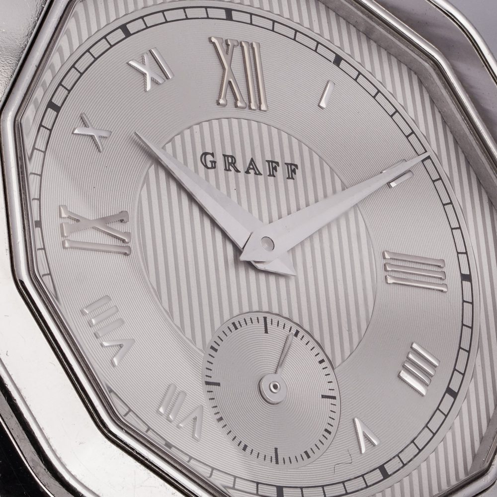 Graff GXXVI Quartz Watch in 18K White Gold, 35mm, 2015