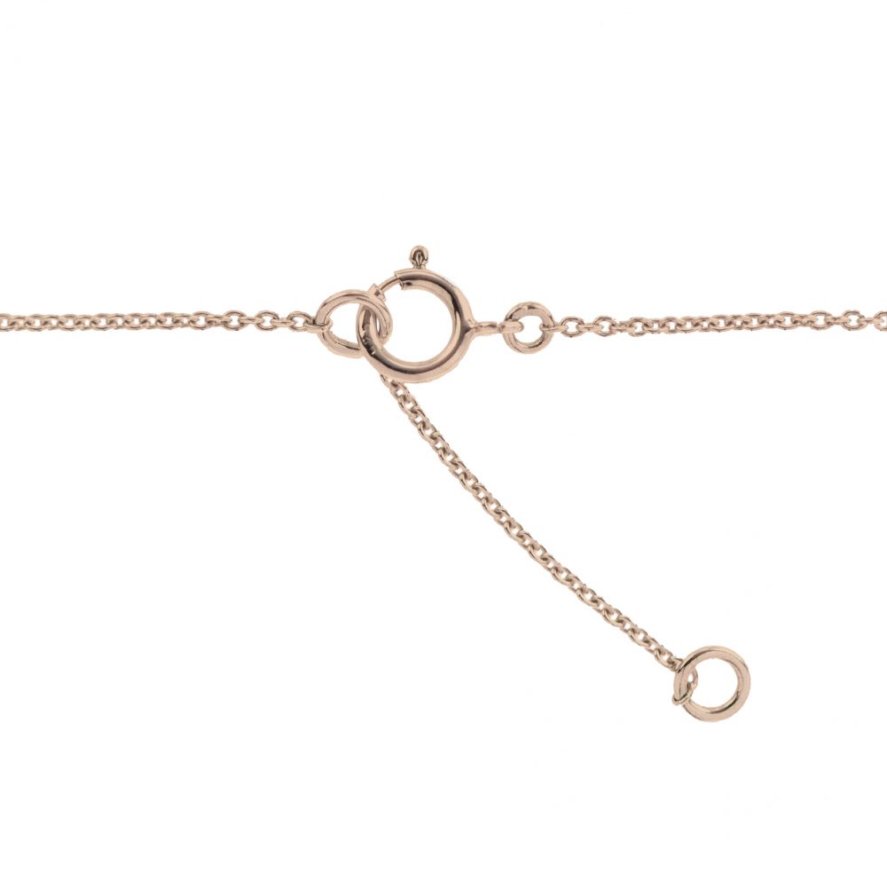 Edwardian Style Morganite and Diamond Negligee Necklace in Rose Gold