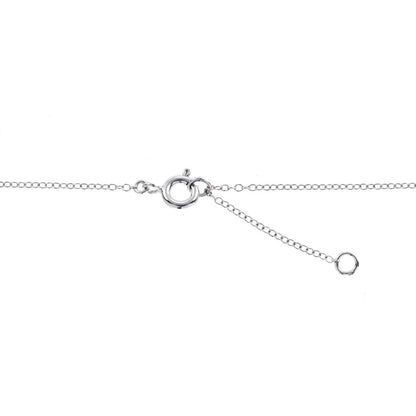 2ct Sapphire and Diamond Ribbon Cluster Pendant Necklace