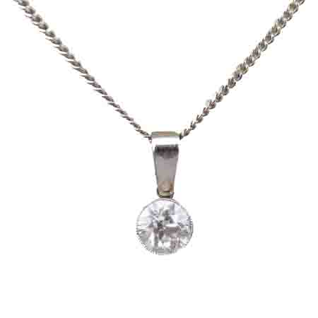 Antique Art Deco Diamond Pendant