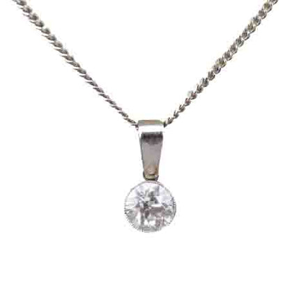 Antique Art Deco Diamond Pendant