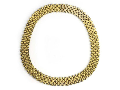 Antique Victorian Gold Collar Necklace, 1880