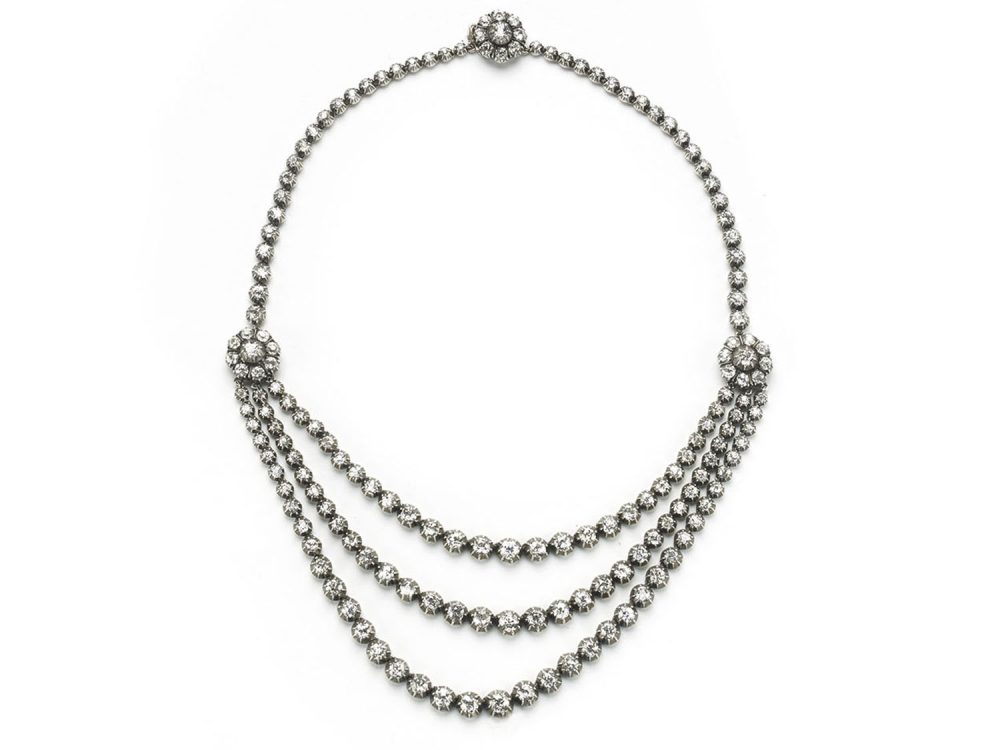 Antique Victorian Diamond Necklace