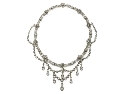 Antique Edwardian Diamond Necklace