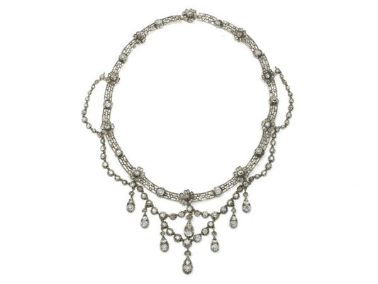 Antique Edwardian Diamond Necklace