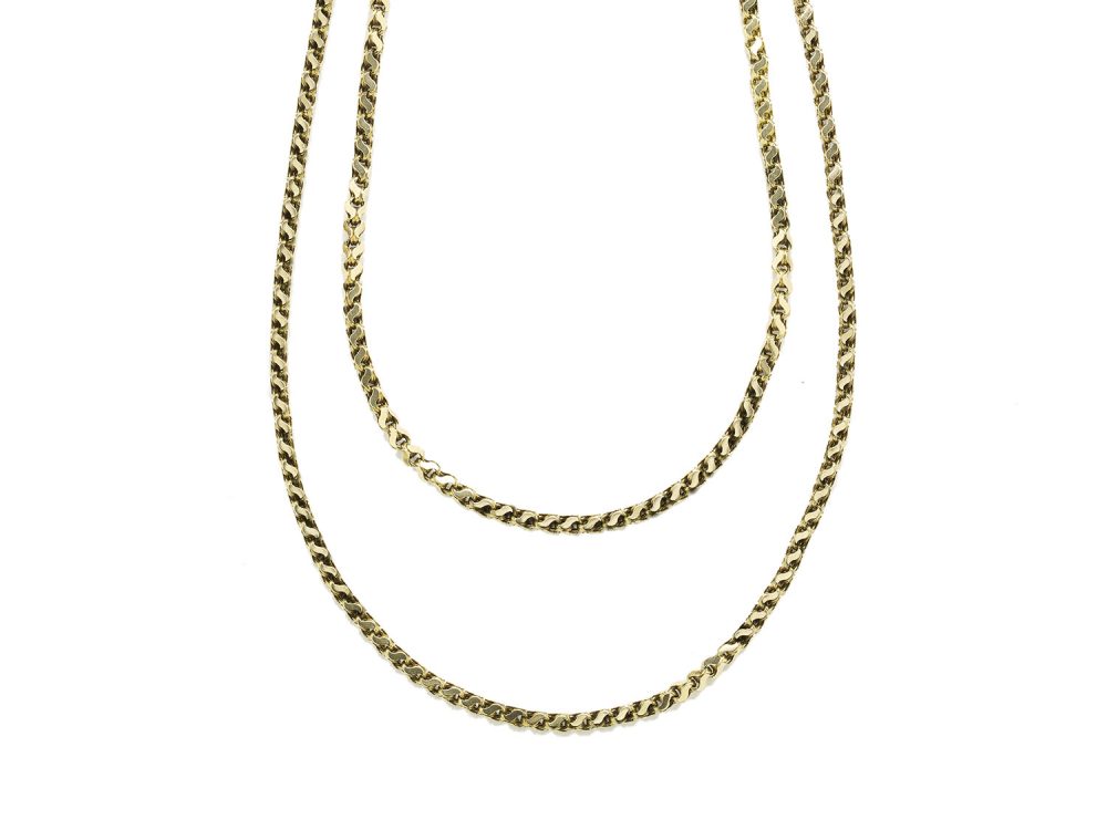 Vintage Long Gold Chain