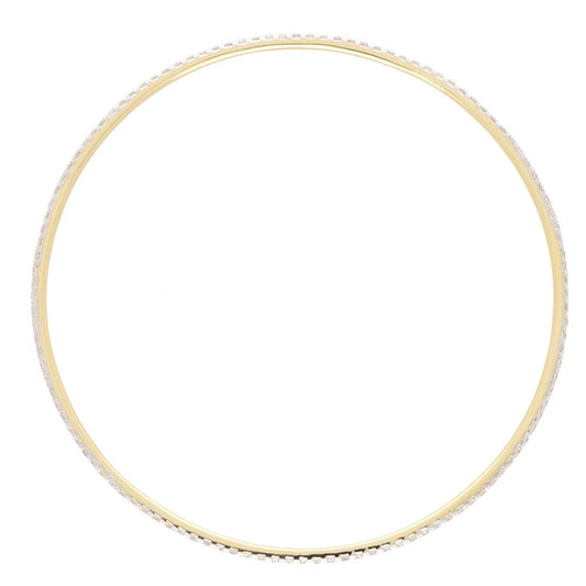 Full Diamond Bangle Bracelet, 1.90cts