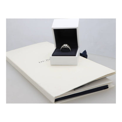 De Beers Vintage GIA Certified Annabel Diamond Platinum Ring