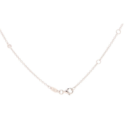 0.48ct Articulated Diamond Feather Necklace in 18ct White Gold