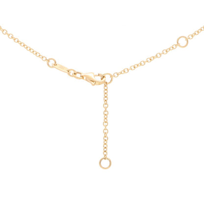 Articulated Diamond Feather Necklace in 18ct Yellow Gold