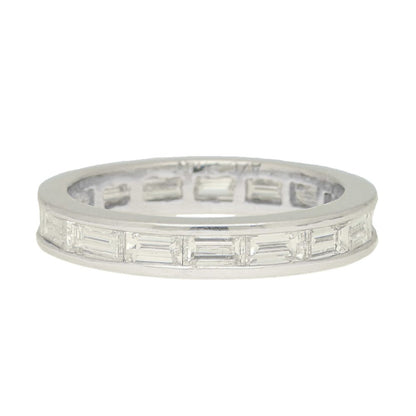 1.50ct Baguette Cut Diamond Full Eternity Ring in Platinum