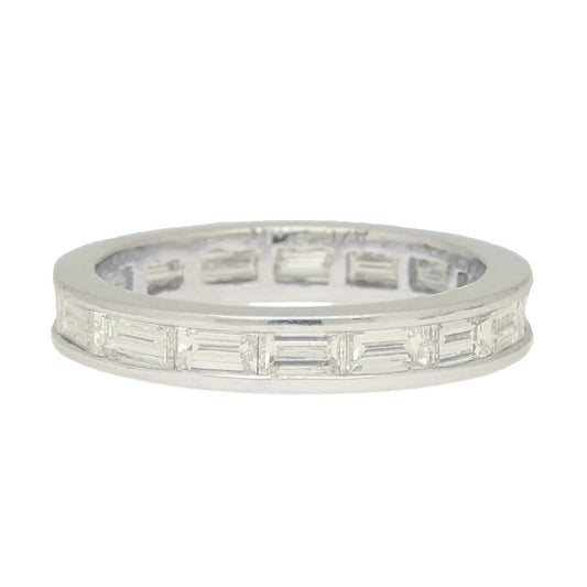 1.50ct Baguette Cut Diamond Full Eternity Ring in Platinum