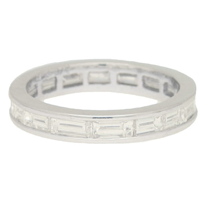 1.50ct Baguette Cut Diamond Full Eternity Ring in Platinum