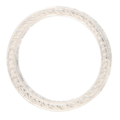 Art Deco Inspired 1.87ct Baguette Diamond Full Eternity Ring in Platinum