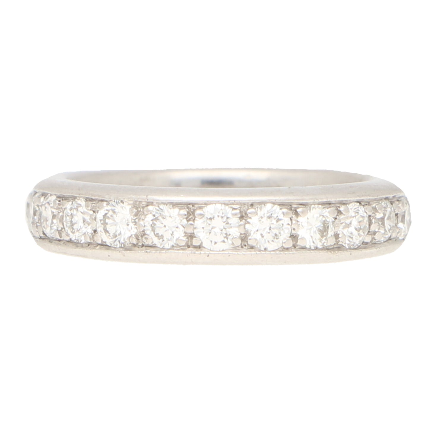 Diamond Eternity Ring In 18 Carat White Gold