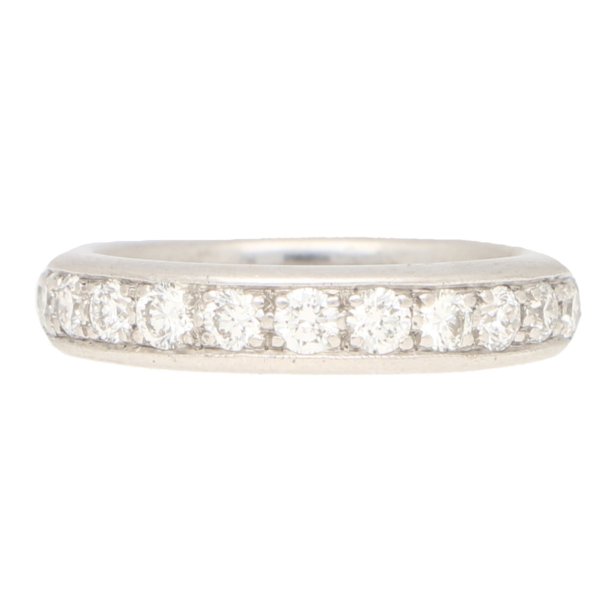 Diamond Eternity Ring In 18 Carat White Gold