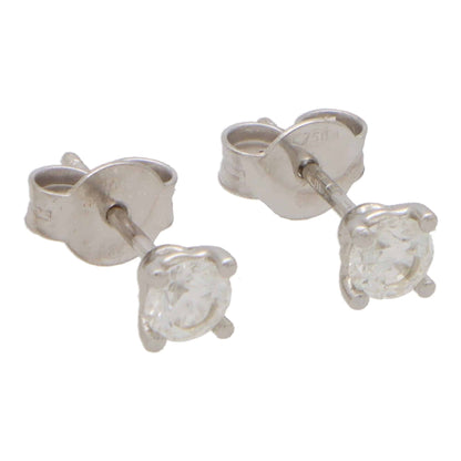 Single Stone 0.50ct Diamond Solitaire Stud Earrings
