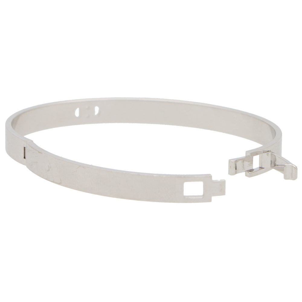 Vintage Hermes DAncre Diamond Gold Bangle Bracelet