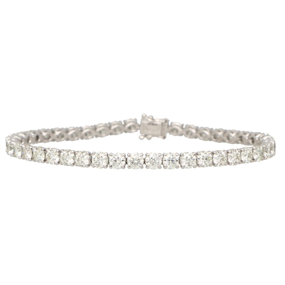 10.69ct Diamond Line Bracelet