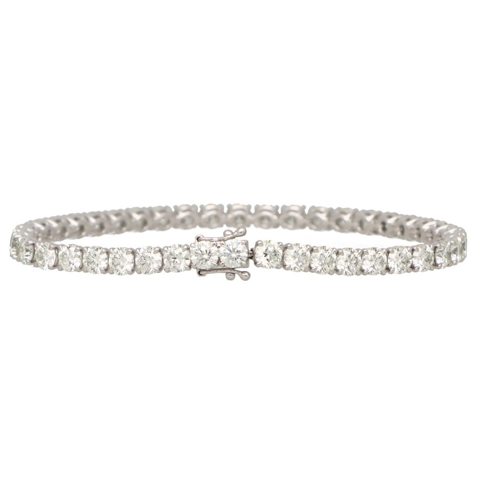 10.69ct Diamond Line Bracelet