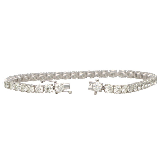 10.69ct Diamond Line Bracelet