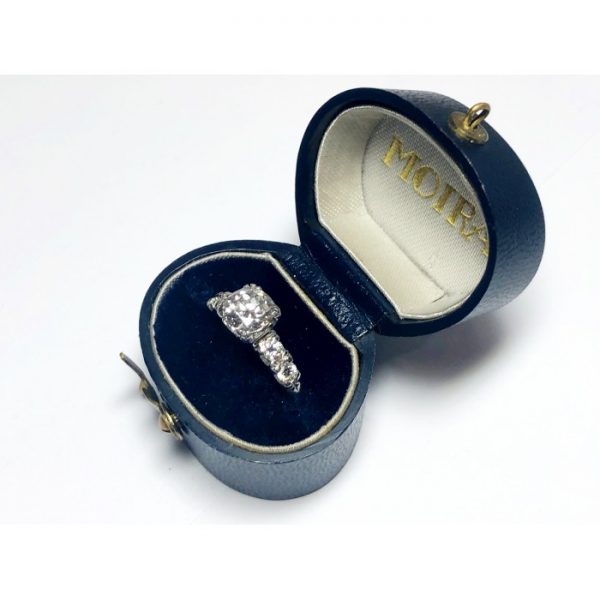 OLD CUT DIAMOND RING, 0.75CT