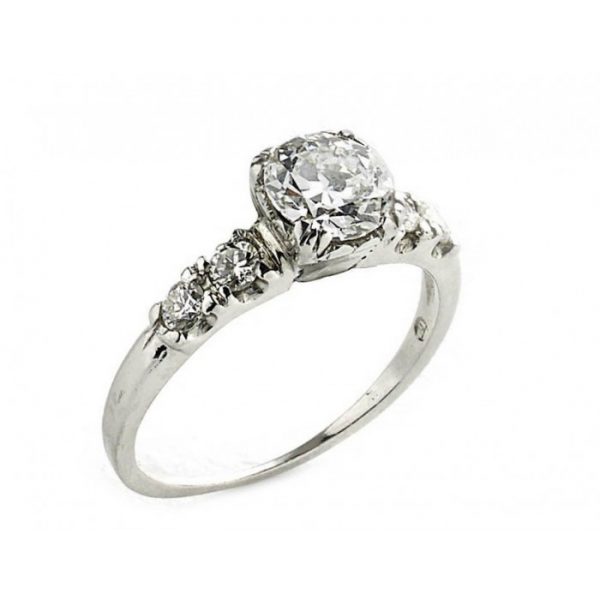 OLD CUT DIAMOND RING, 0.75CT