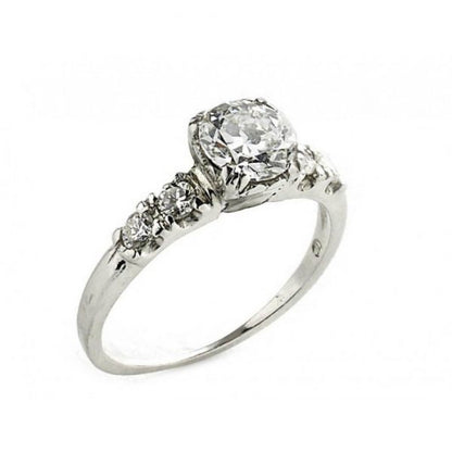 OLD CUT DIAMOND RING, 0.75CT