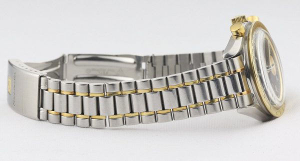 Gents Omega Speedmaster Steel and Gold Automatic Chronograph Wristwatch