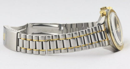 Gents Omega Speedmaster Steel and Gold Automatic Chronograph Wristwatch