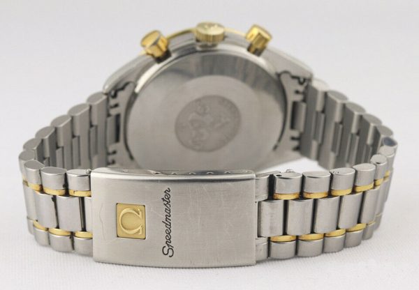 Gents Omega Speedmaster Steel and Gold Automatic Chronograph Wristwatch